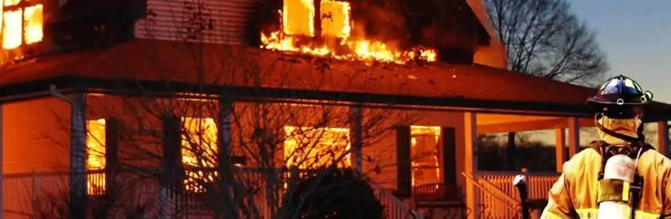 fire damage repair emergency response at a residential property affected by an active house fire in Wilmington, NC